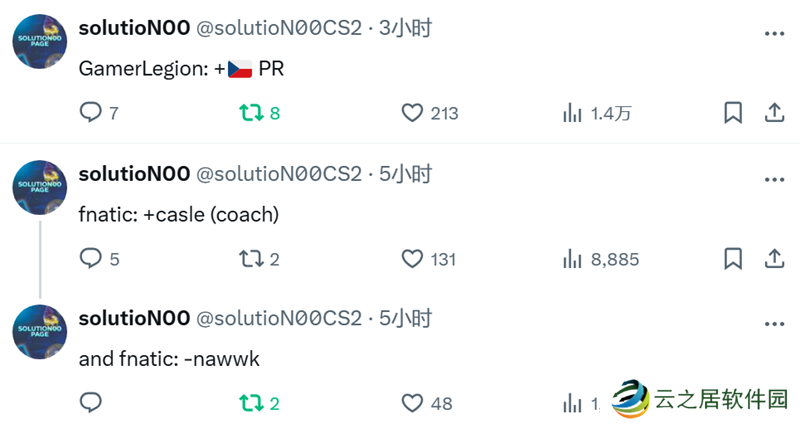 solutioN00：fnatic将下放nawwk，GL招入PR